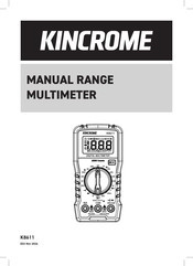 kincrome K8611 Operating Manual