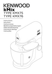 Kenwood kMix KMX750AB Instructions Manual