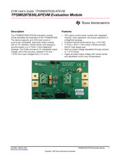 Texas Instruments TPSM8287B30LAPEVM User Manual