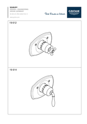 Grohe 19 612 Manual