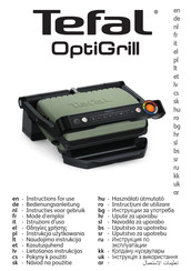 TEFAL OptiGrill Eco Design GC71EL Instructions For Use Manual