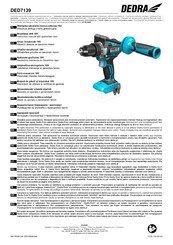 DEDRA DED7139 Instruction Manual