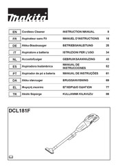 Makita DCL181FRT Instruction Manual