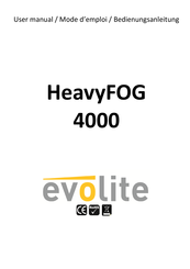 Evolite HeavyFOG 4000c User Manual