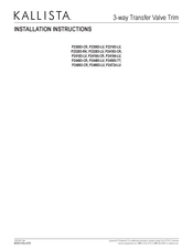 Kallista P24724-LV Installation Instructions Manual