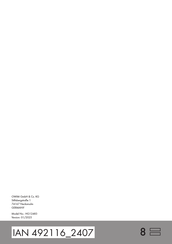 LIVARNO home 492116 2407 Operation And Safety Notes