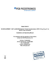 Amphenol PCB Piezotronics 354A12 Installation And Operating Manual