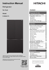 Hitachi R-WB640VT0 Instruction Manual