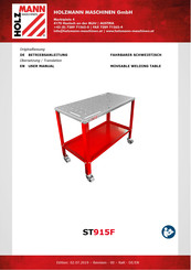 HOLZMANN MASCHINEN 9120058378034 User Manual