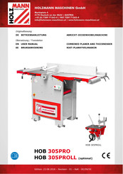 HOLZMANN MASCHINEN HOB 305PROLL User Manual