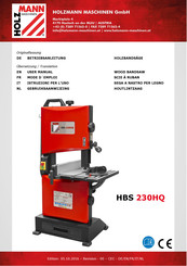 HOLZMANN MASCHINEN HBS 230HQ User Manual
