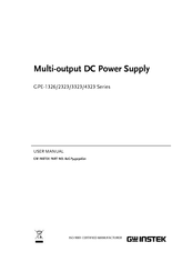 GW Instek GPE-2323 Series User Manual