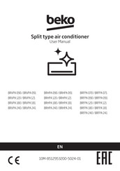 Beko BRVPA 091 User Manual