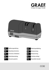 Graef CC82 Operating Instructions Manual