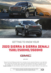 GMC SIERRA 2500HD 2020 Getting To Know Your