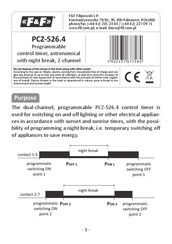 F&F PCZ-526.4 Manual