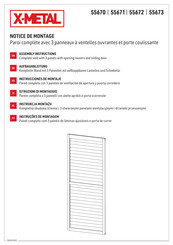 X-METAL 55670 Assembly Instructions Manual