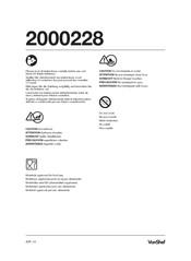 VonShef 2000228 Manual