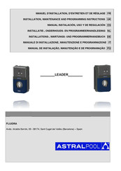 Astralpool Leader Installation & Maintenance Instructions Manual