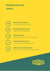 Refco ENVIRO-DUO-EX Instruction Manual