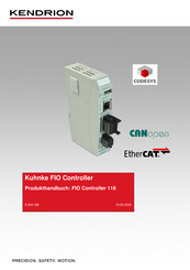 Kendrion FIO Controller 116 Manual