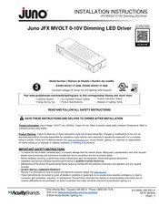 Acuity Brands JUNO JFX MVOLT Installation Instructions Manual