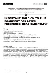 TecTake 404981 Instruction Manual