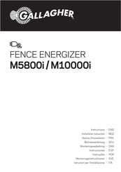 Gallagher 3E3446 M10000i Instructions Manual