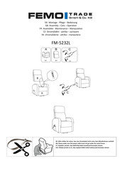 Femo Relaxsessel FM-5232L Assembly And Care
