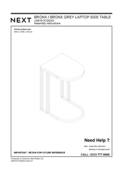 Next BRONX C58242 Assembly Instructions Manual