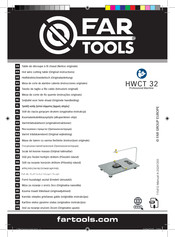 Far Tools HWCT 32 Original Instructions Manual
