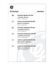 GE Interlogix ARITECH CS1700 Installation Manual