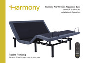 Harmony Pro Wireless Adjustable Base Owner's Manual
