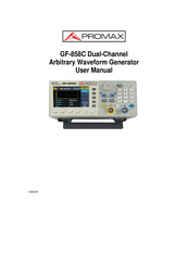 Promax GF-858C User Manual