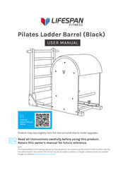 LifeSpan Pilates Ladder Barrel (Black) User Manual