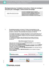 Pepperl+Fuchs VBG-PN-K20-D-EV24 Installation Instructions Manual