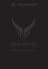 POWERCOLOR RED DEVIL AMD RADEON RX 9070 XT Quick Installation Manual