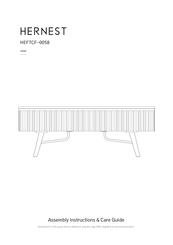 hernest 5008 Assembly Instructions And Care Manual