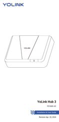 Yolink YS1605-UC Installation & User Manual