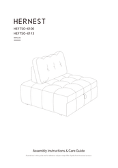 hernest Alaric HEFTSO-6113 Assembly Instructions And Care Manual