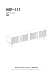 hernest Tristan HEFTTS-8118 Assembly Instructions And Care Manual