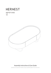 hernest Roderick HEFTCF-8193 Assembly Instructions And Care Manual