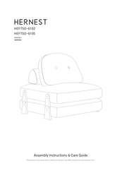 hernest Yara HEFTSO-6102 Assembly Instructions And Care Manual