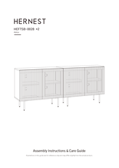 hernest Astrid HEFTSB-0028 Assembly Instructions And Care Manual