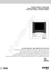 Vimar Elvox 661C/F Installer's Manual