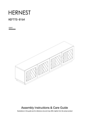 hernest HEFTTS-8164 Assembly Instructions And Care Manual
