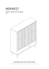 hernest Ingrid HEFTCT-8034 Assembly Instructions And Care Manual