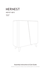 hernest Edvin HEFTCT-6013 Assembly Instructions And Care Manual
