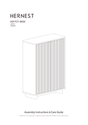 hernest Sabina HEFTCT-8030 Assembly Instructions And Care Manual