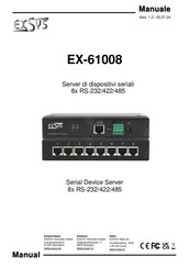 Exsys EX-61008 Manual